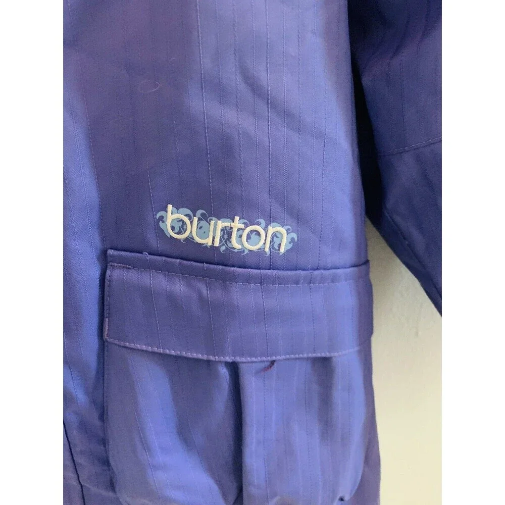 Girl's Burton Dry-Ride Jacket Purple Full-Zip Snowboard Ski Winter Snow Jacket L